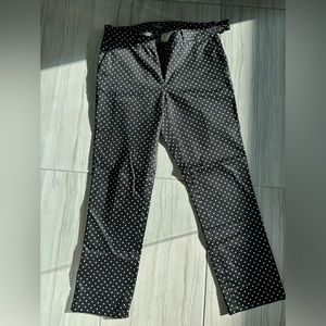 Ralph Lauren black polkadot pants, never used
